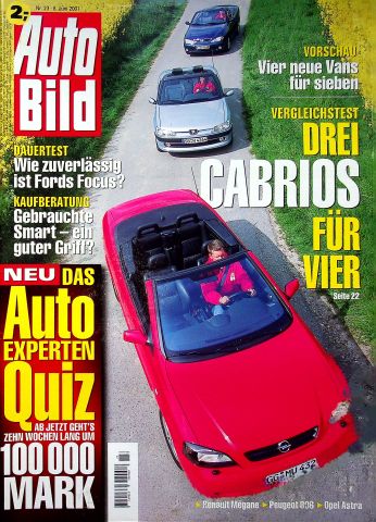 Deckblatt Auto Bild (23/2001)
